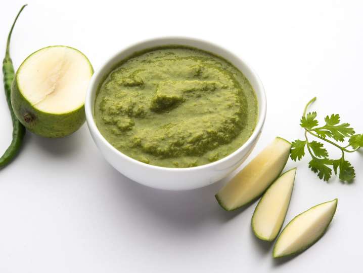 Green chutney Shot