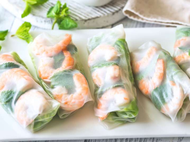 Fresh spring rolls Shot