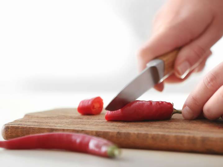 Cutting chili Shot