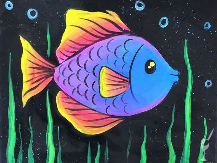 Paint and Sip - See the Under-Sea - Family Fun - San Antonio | Classpop!