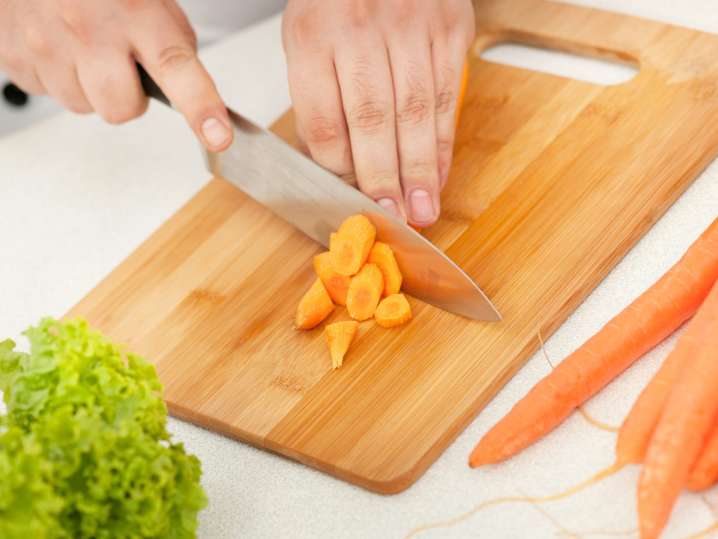 Fort Worth - cutting carrots Shot