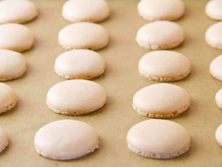 Indianapolis - white shell macaron Shot