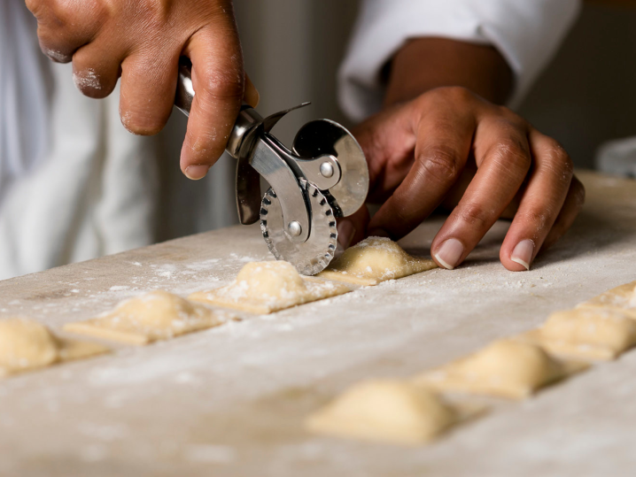 London - homemade ravioli Shot