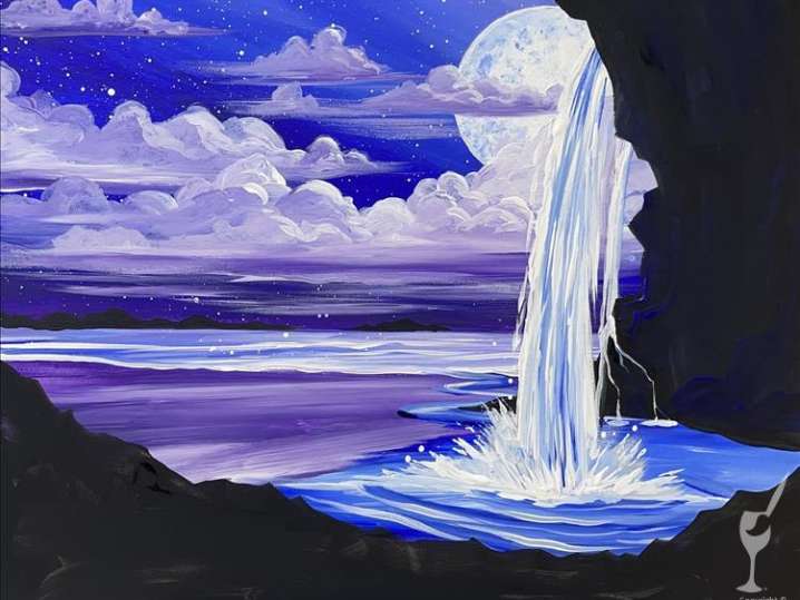 Paint and Sip - A Beach Symphony - Pasadena | Classpop!