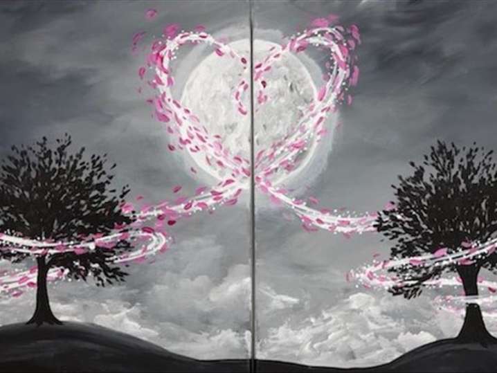 Paint and Sip - Trees in Harmony - Date Night - Austin | Classpop!