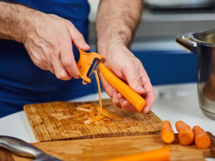shaving carrots Shot