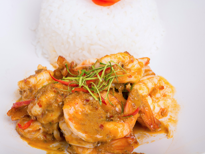 NYC - curry with shrimps Shot