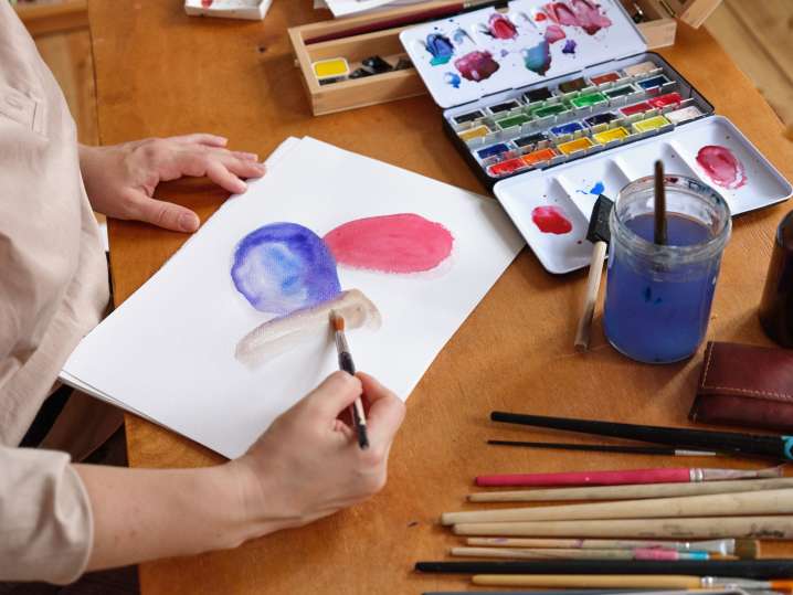 Houston - Ways to Watercolour Artist Painting with Watercolor (5) Shot