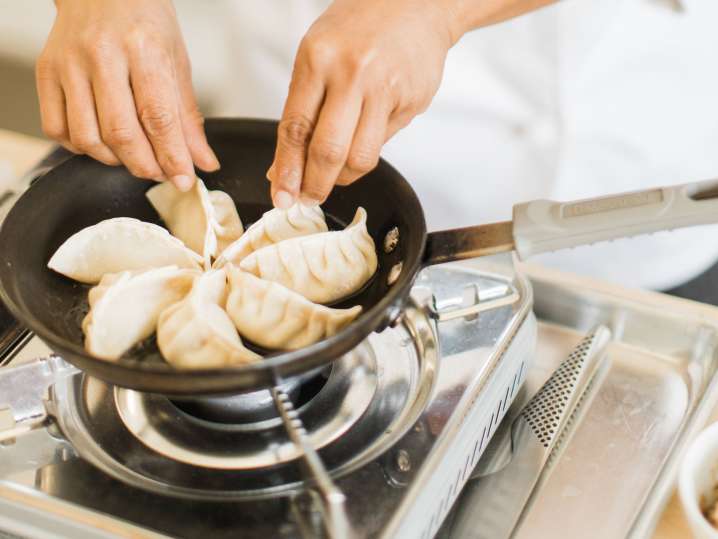 Las Vegas - cooking dumplings Shot