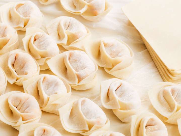 London - homemade dumplings Shot