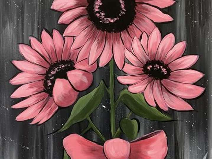 Paint and Sip - Pink Bouquet - Houston | Classpop!