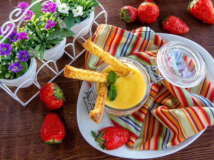 Savannah - Glass of the Italian dessert Zabaglione or Sabayon (2) Shot