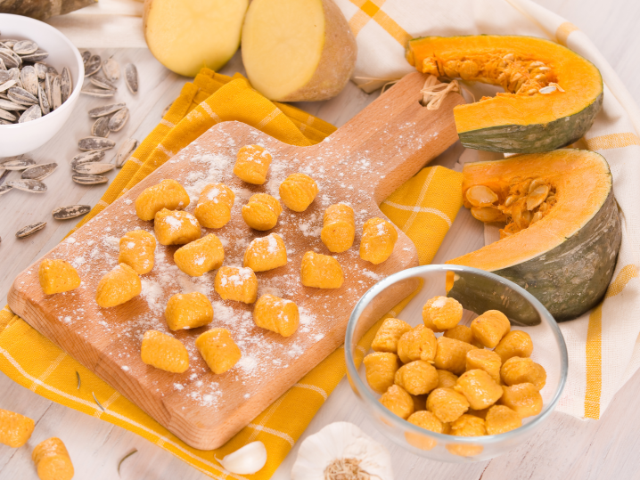 Los Angeles - Raw pumpkin gnocchi (2) Shot
