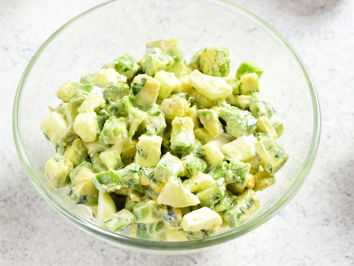 Dallas - Avocado eggs salad Shot