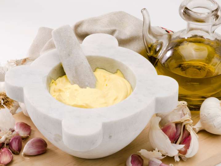 Tampa - Garlic Mayonnaise Sauce. Alioli Shot