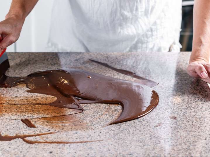 Portland - tempering chocolates Shot