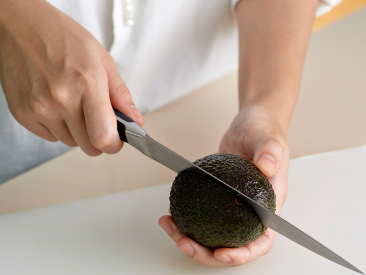 NYC - cutting avocado Shot