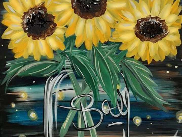 Paint and Sip - Fresh Sunflowers - New Braunfels | Classpop!