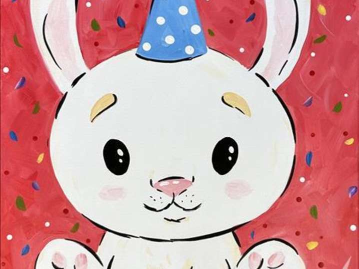 Paint and Sip - Bunny's Ready to Party - Family Fun - Pasadena | Classpop!