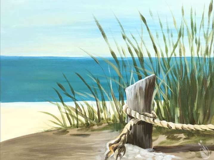 Paint and Sip - Calm Beach Escape - Pasadena | Classpop!