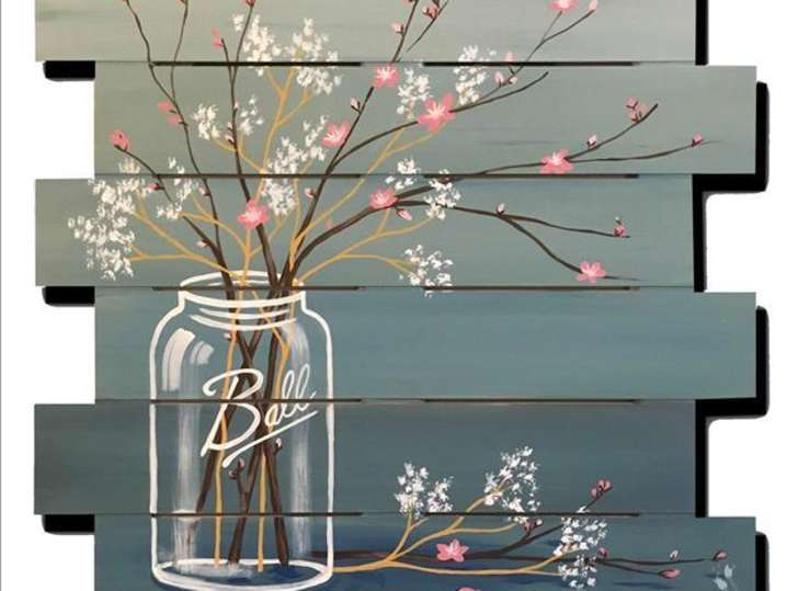 Paint and Sip - Cherry Blossoms in Spring Breeze - Houston | Classpop!