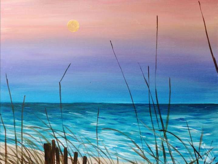 Paint and Sip - Relaxing Beach Day - Pasadena | Classpop!
