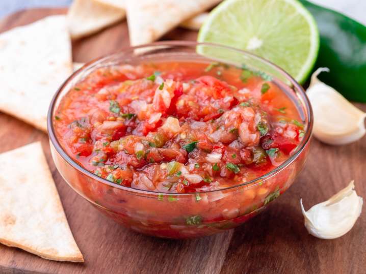 Phoenix - salsa with tomatoes, onions, garlic and cilantro Shot