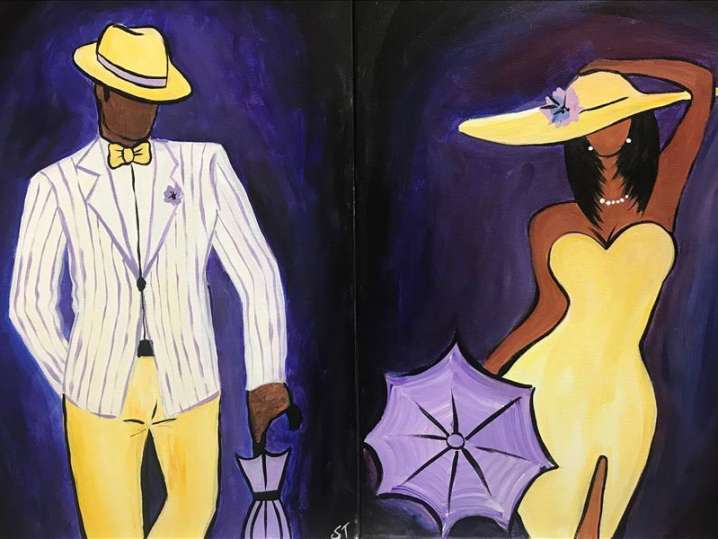 Paint and Sip - Jazz Couple and Music - Houston | Classpop!