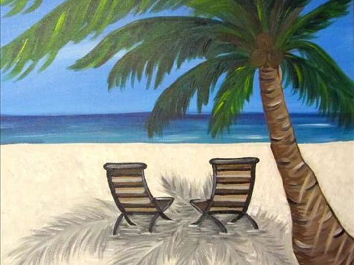 Paint and Sip - Sun, Sea and Sand - Houston | Classpop!