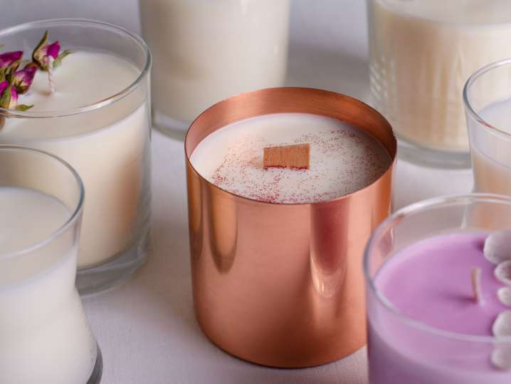 Boston - Soy Candles, Assorted Handmade Scented Candles in Glass (2) Shot
