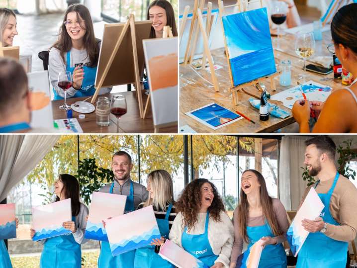 Team Building Activity - Private Paint and Sip Party in Houston ...