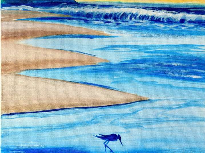 Paint and Sip - Relaxing Beach Day - Orange County | Classpop!