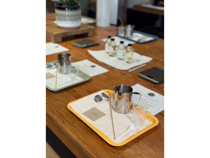Pasadena - candle ingredients on table Shot