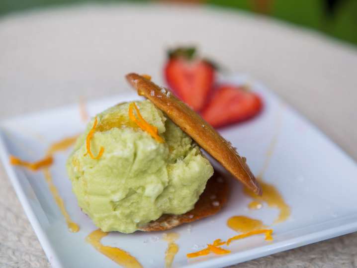 matcha ice cream Shot