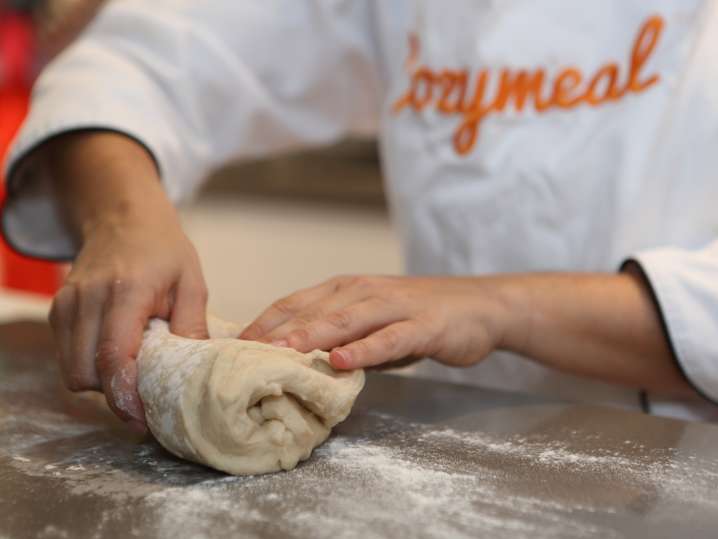 kneading bread Shot