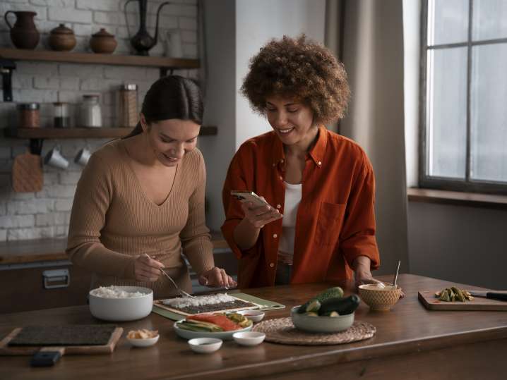 making sushi Shot