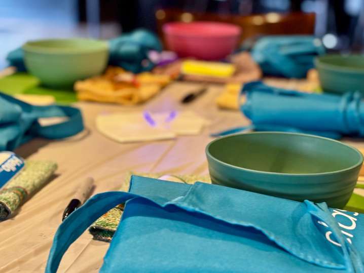 Las Vegas - set up for pasta making class (2) Shot