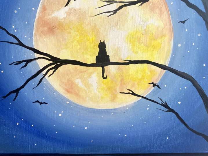 Paint and Sip - Sparkling Night Sky - Orange County | Classpop!
