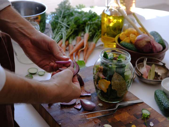 Boston - A Person Holding Red Onion Shot