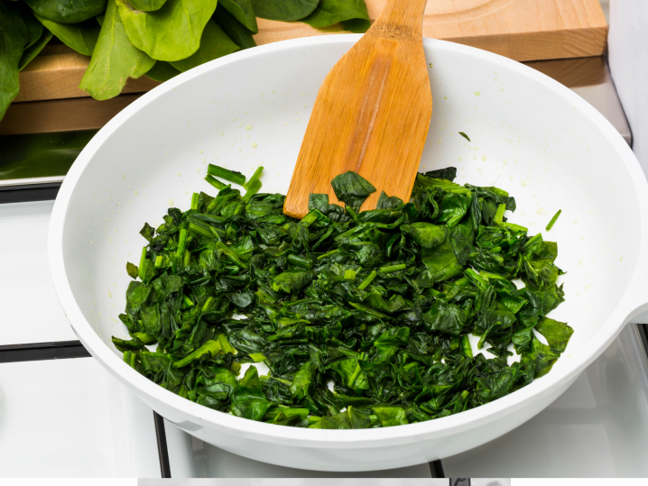 Orange County - cooking spinach Shot