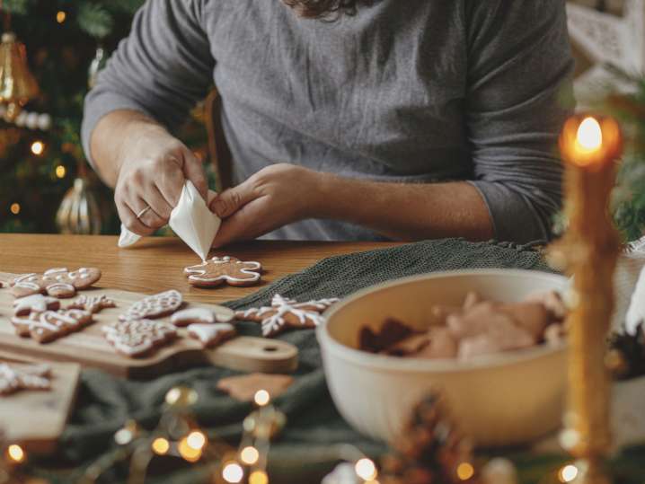 Toronto - making christmas biscuits Shot
