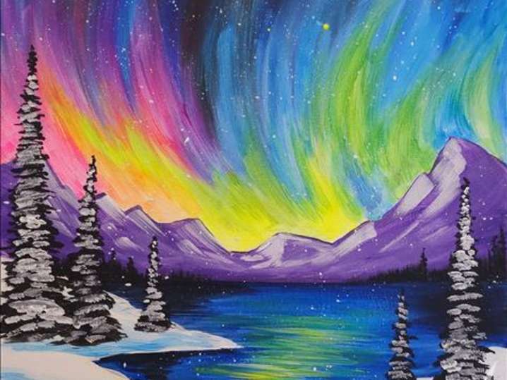 Paint and Sip - Neon Bright Blizzard - New Braunfels | Classpop!