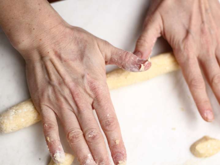 Grand Rapids - preparing gnocchi dough Shot