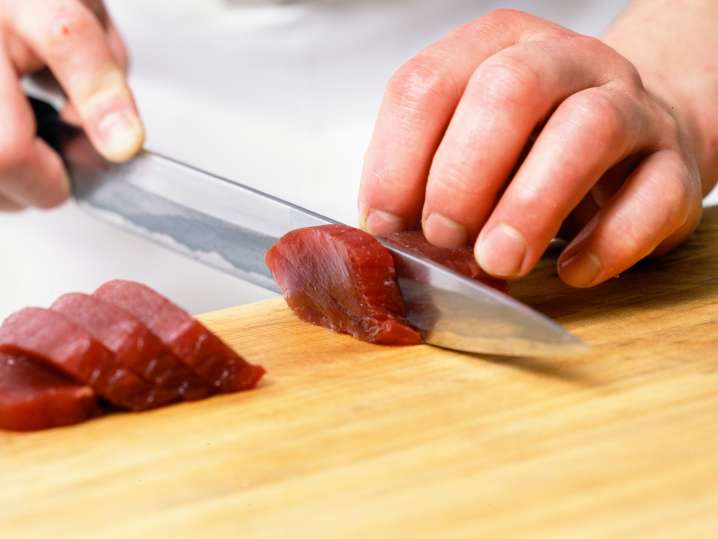 Phoenix - cutting fresh tuna Shot