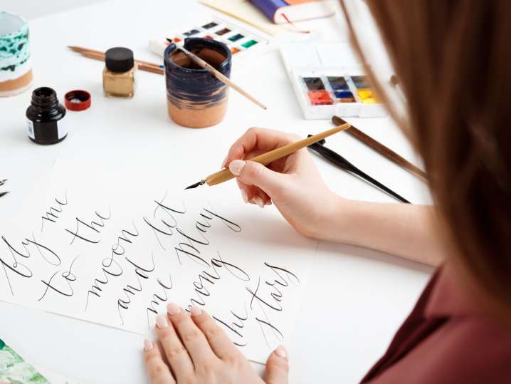 Chicago - caligraphy class Shot