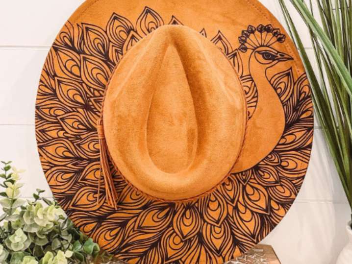 Nashville - painted fedora hats Shot