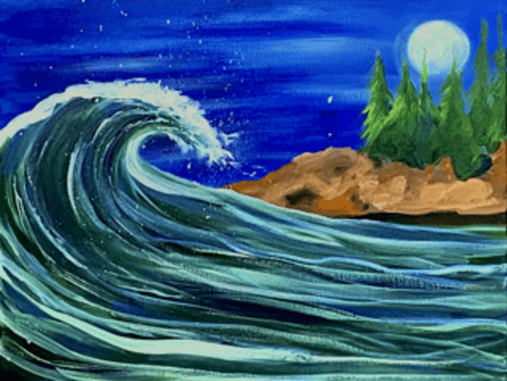Paint and Sip - Coastal Wave - Indianapolis | Classpop!