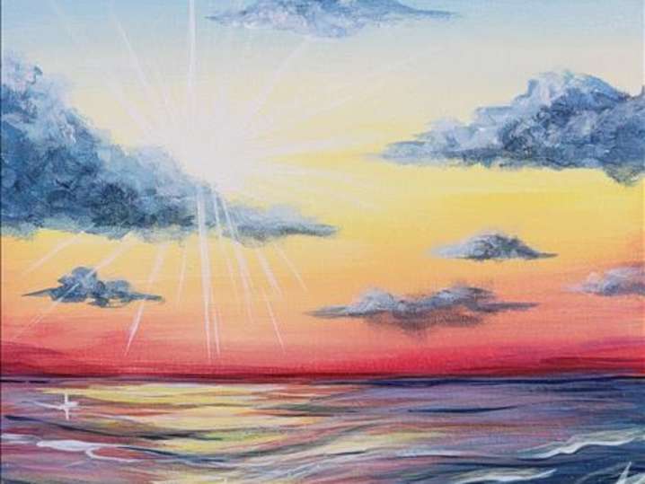 Paint and Sip - The Tide at Sunrise - Houston | Classpop!