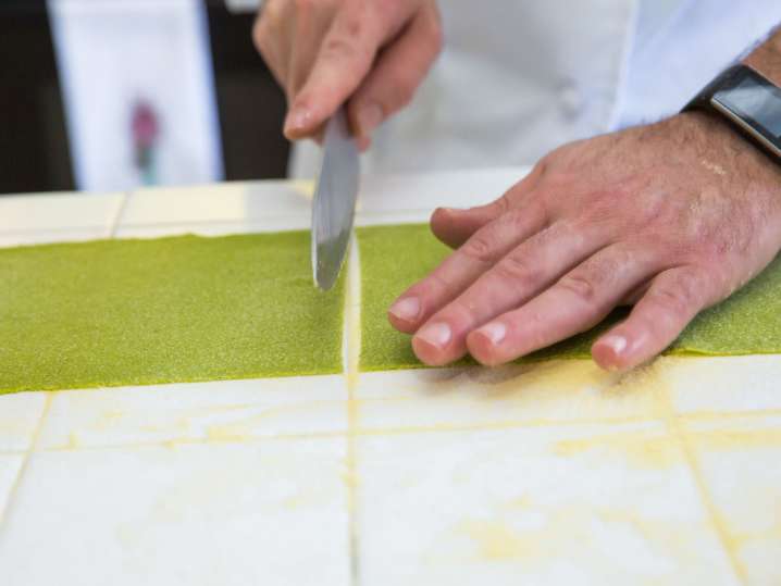 Sacramento - green pasta Shot