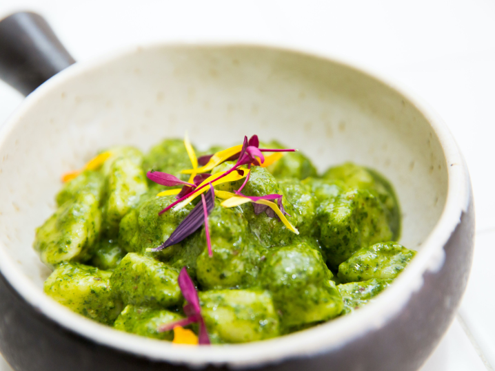 Houston - gnocchi pesto Shot